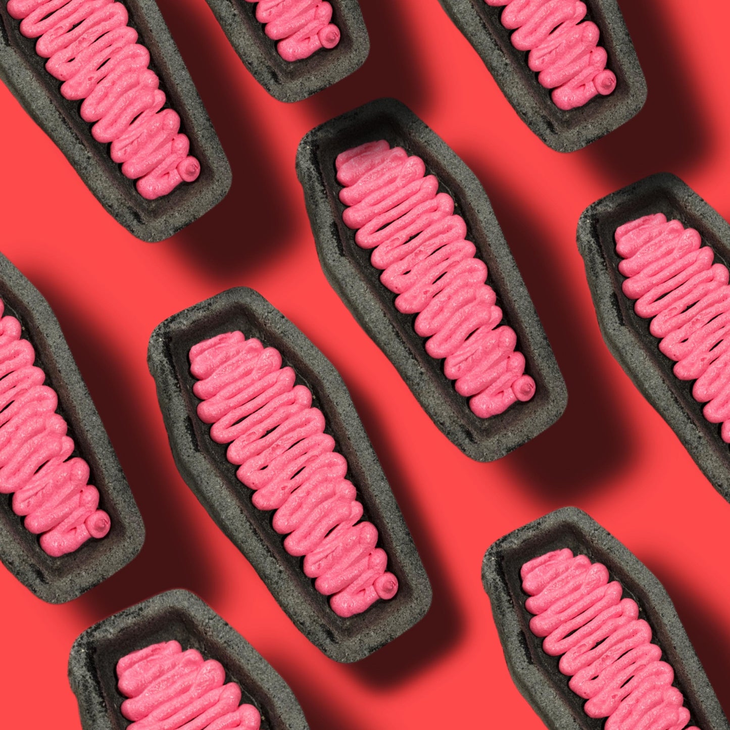 Whipped Butter Filled Coffin Bath Bombs