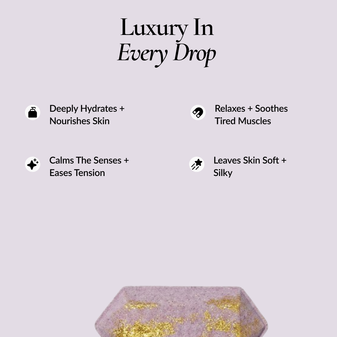 Healing Crystal Luxury Bath Bombs
