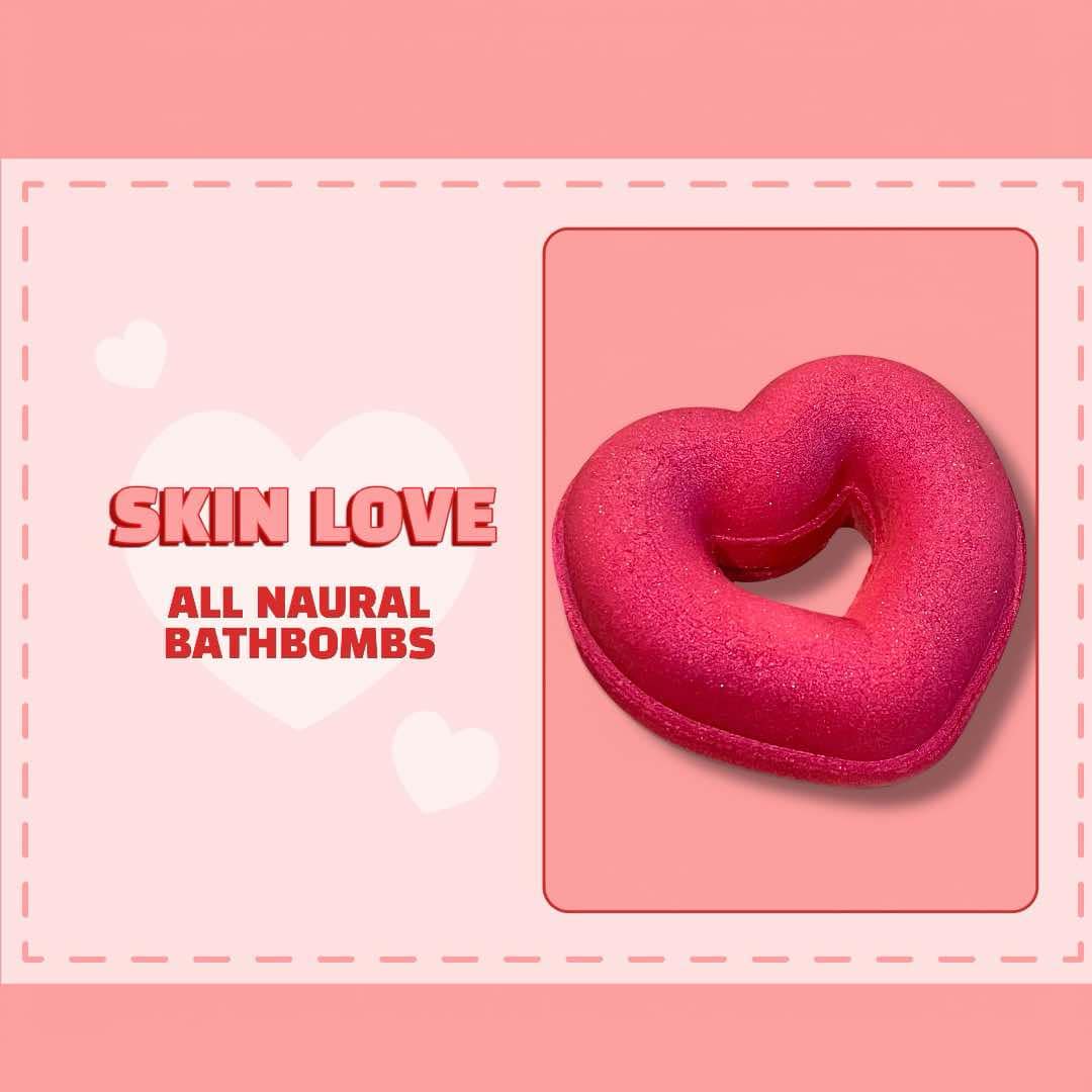 Valentine Heart Bath Bombs