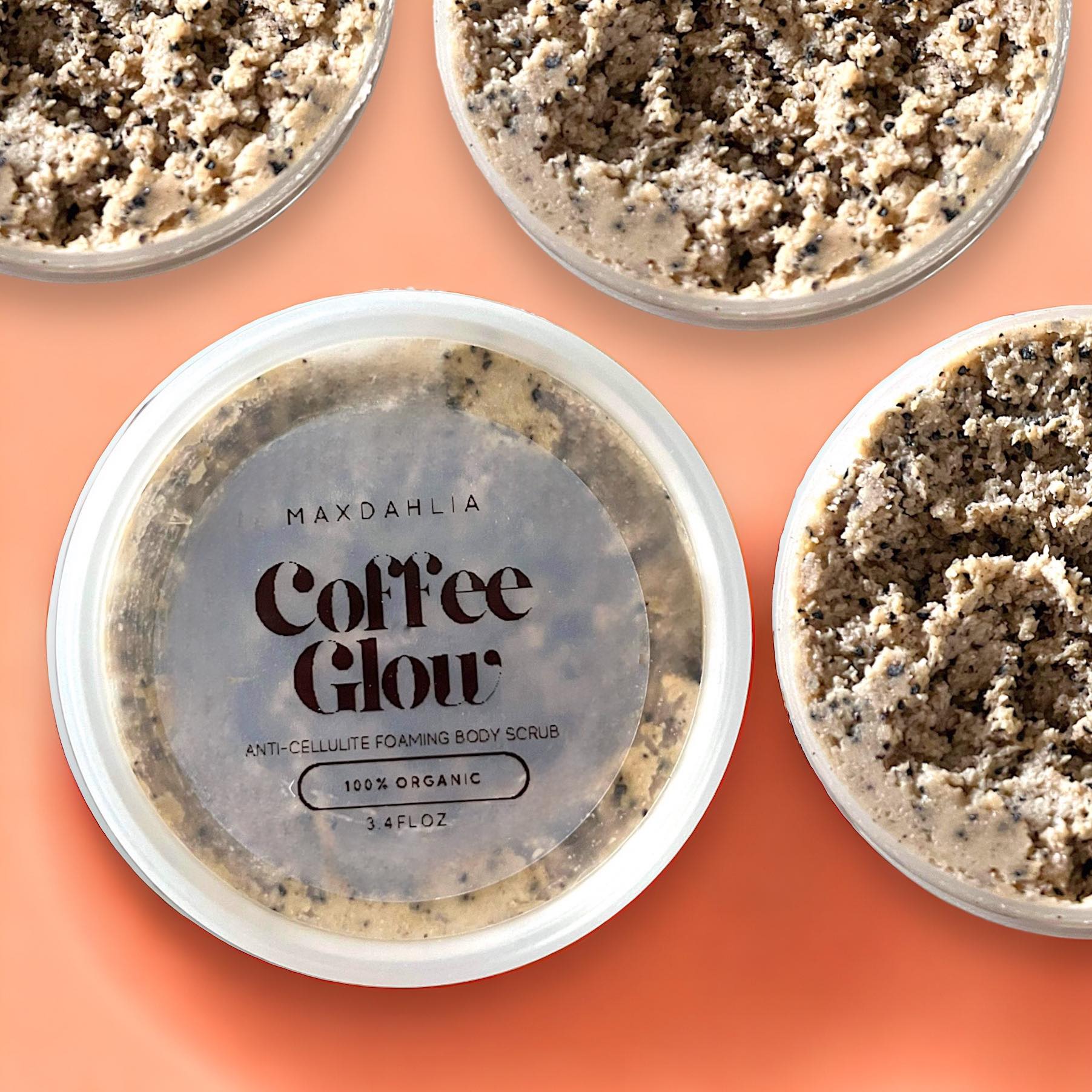 Coffee Glow Anti-Cellulite Foaming Body Scrub