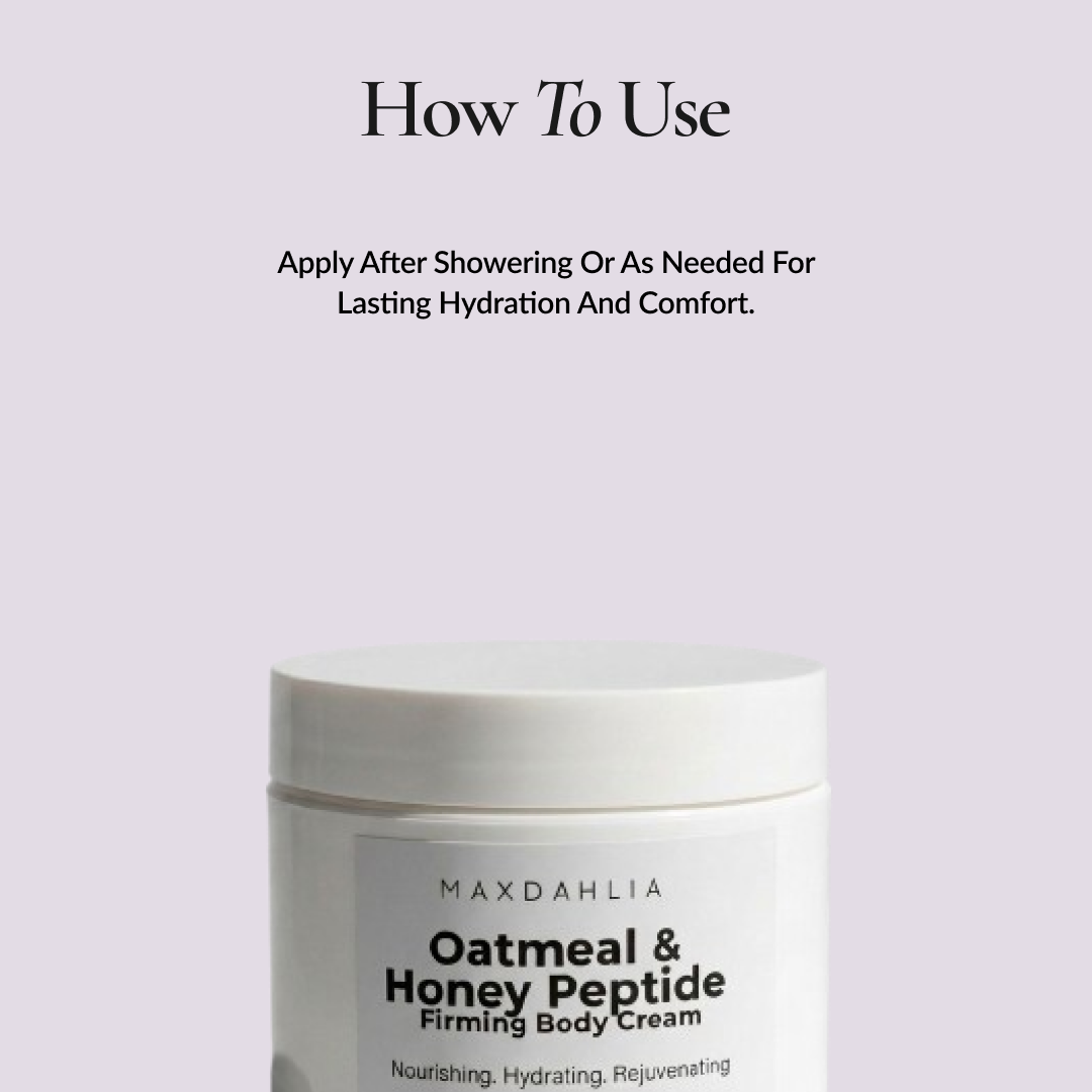 Oatmeal & Honey Peptide Firming Body Cream