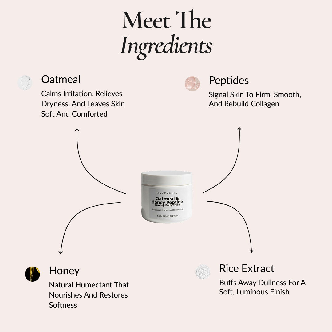 Oatmeal & Honey Peptide Firming Body Cream