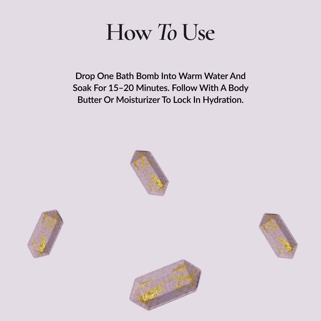 Healing Crystal Luxury Bath Bombs
