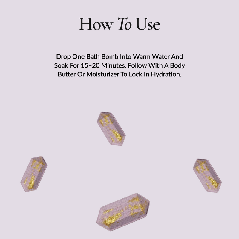 Healing Crystal Luxury Bath Bombs