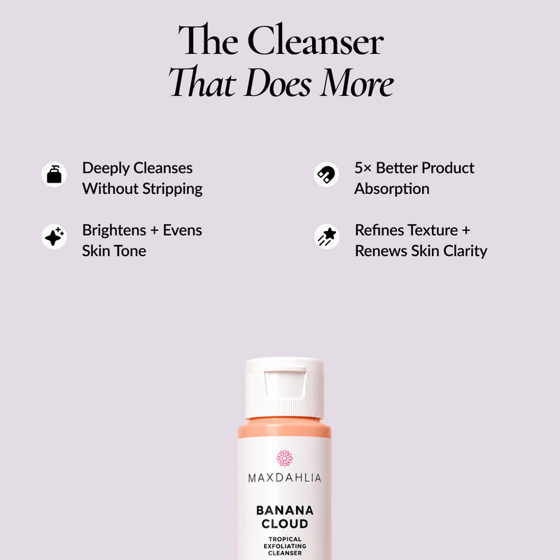 Banana Cloud Tropical Exfoliating Cleanser