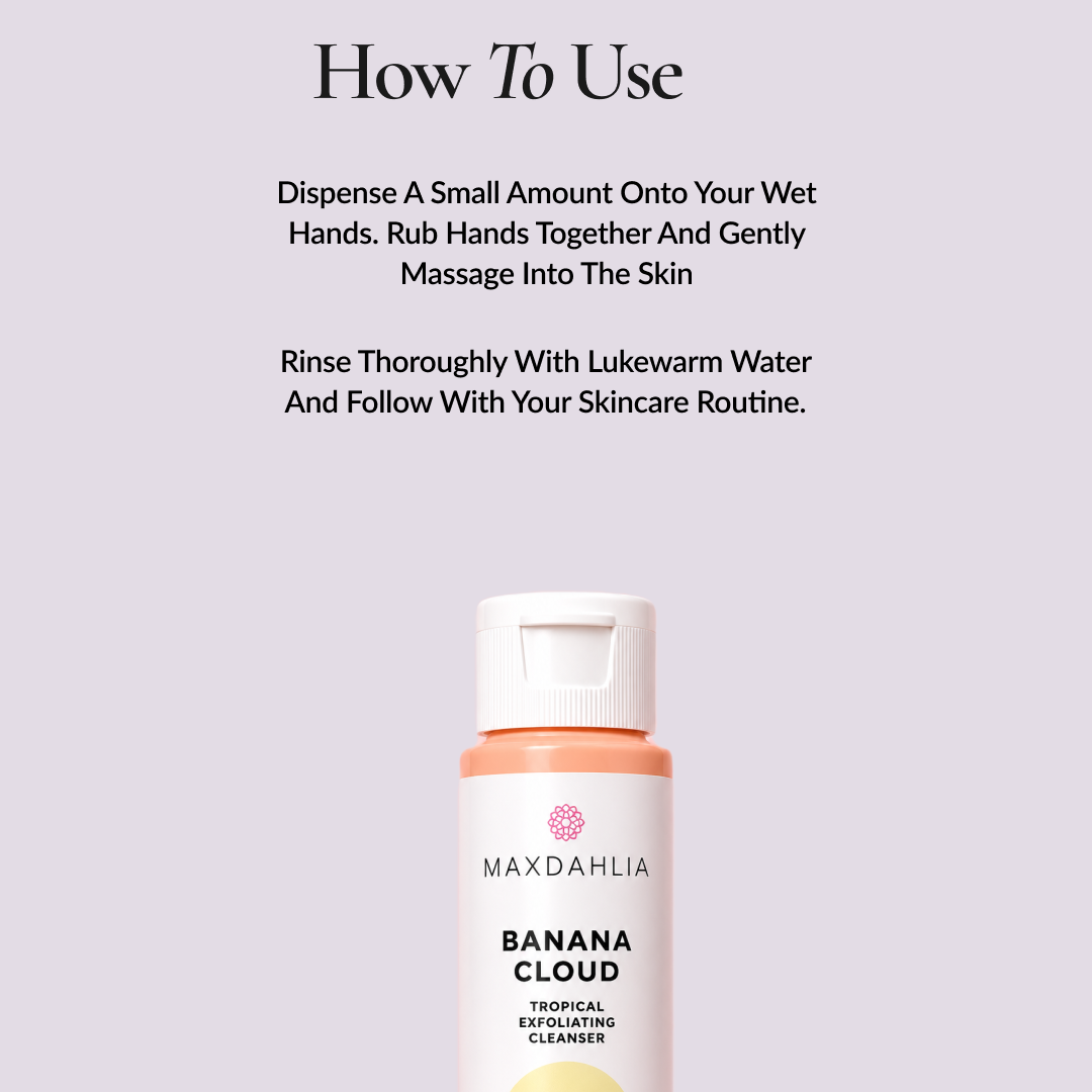 Banana Cloud Tropical Exfoliating Cleanser