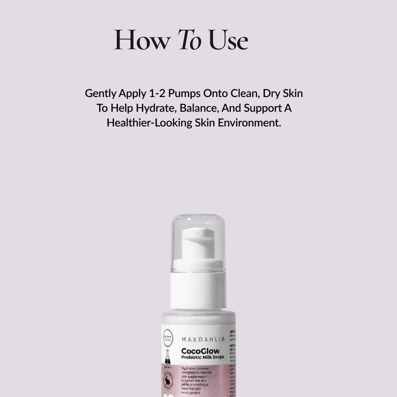 CocoGlow Probiotic Milk Drops