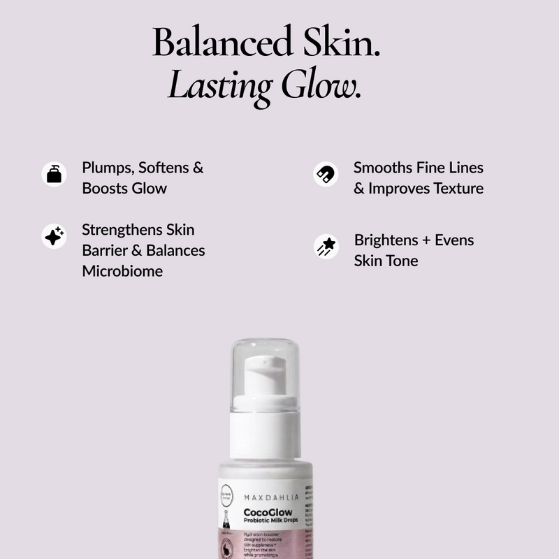 CocoGlow Probiotic Milk Drops