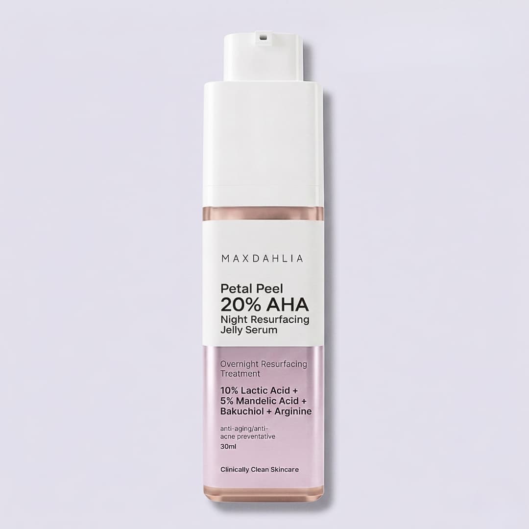 Petal Peel 20% AHA Night Resurfacing Jelly Serum – MAXDAHLIA